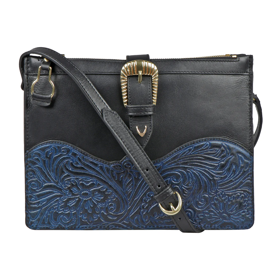 Desert Wind 02 Black Leather Crossbody - Image 2