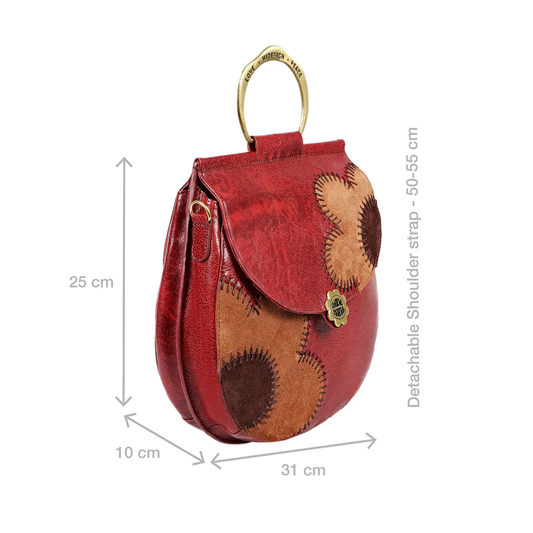 Diana 02 Red Leather Crossbody - Image 3