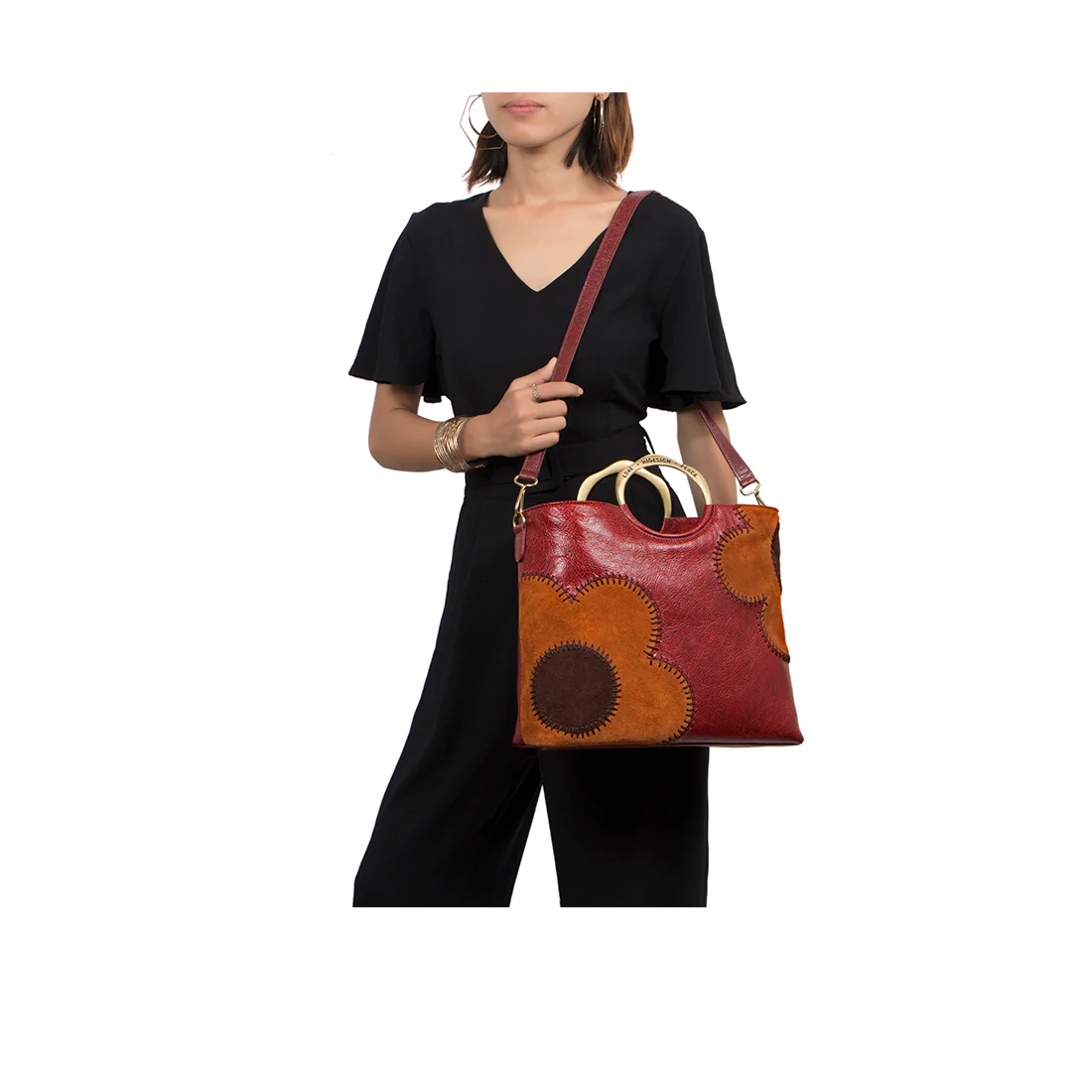 Diana 03 Red Leather Shoulder Bag