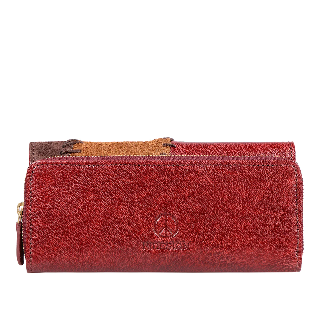 Diana W2 Red Leather Trifold Wallet - Image 6