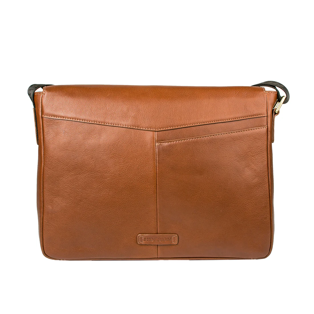 Douglas 02 Tan Leather Messenger Bag - Image 2