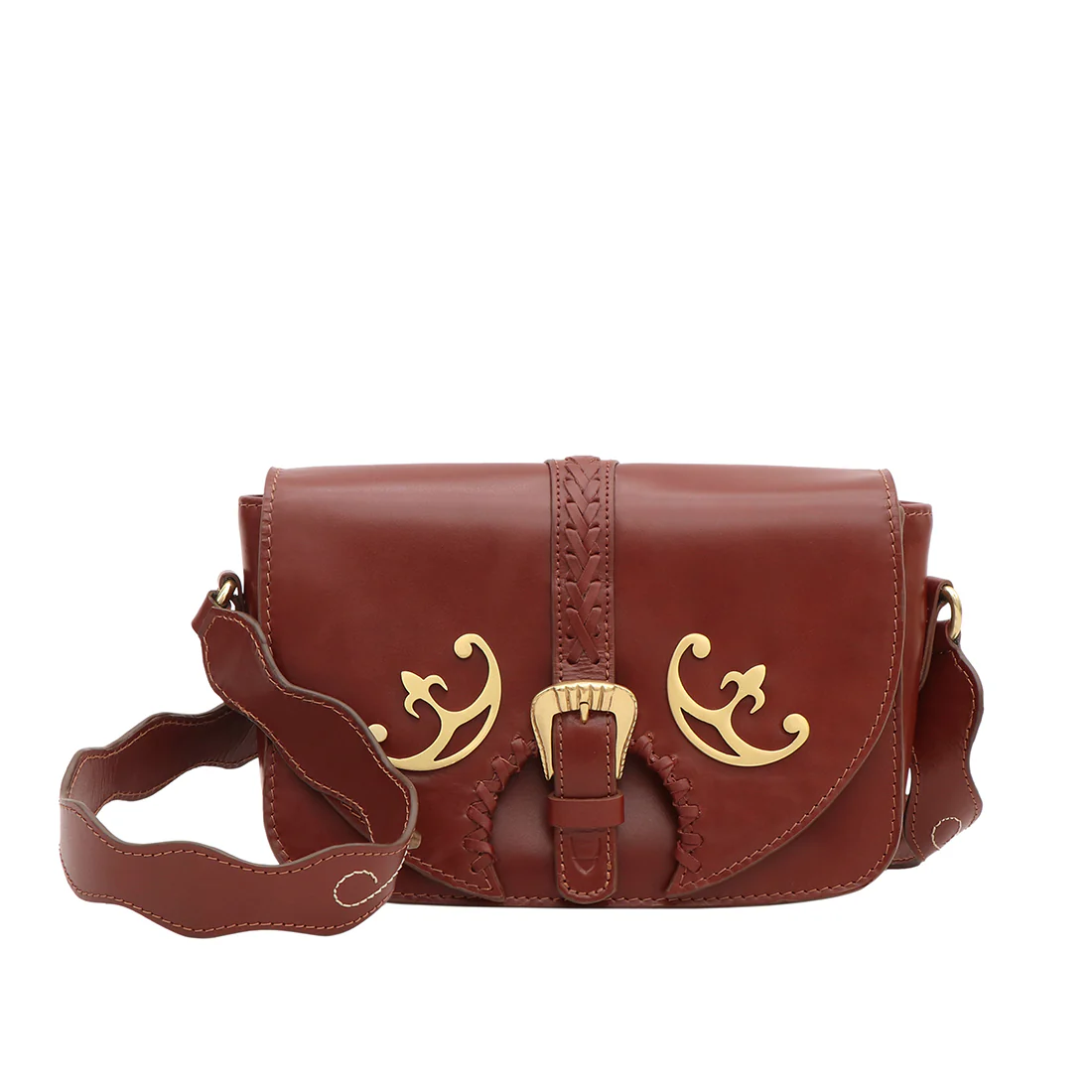 Durango 01 Tan Leather Crossbody