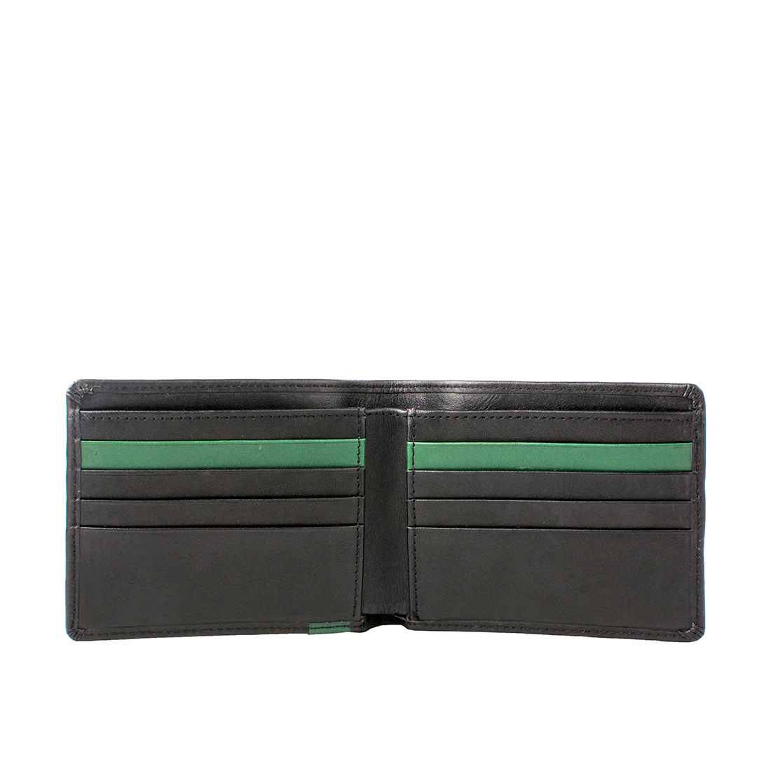 Dw004 Black Leather Bi-Fold Wallet - Image 2