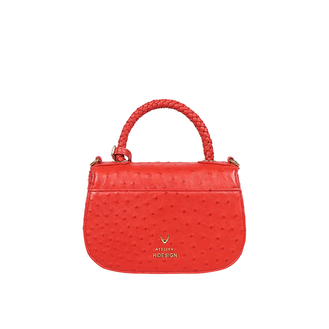 Eda 03 Red Leather Shoulder Bag - Image 3