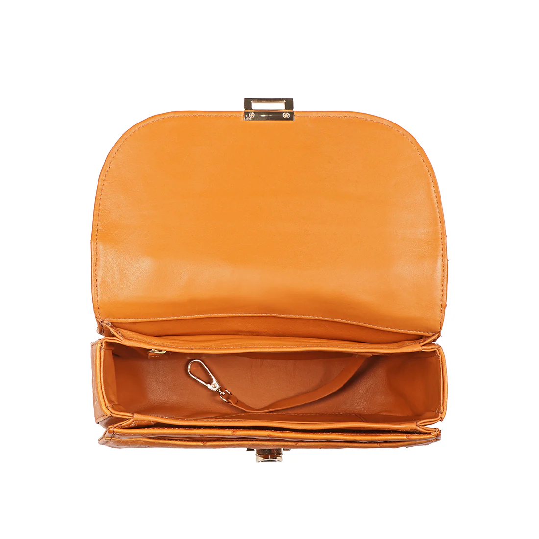 Eda 03 Tan Leather Shoulder Bag - Image 5