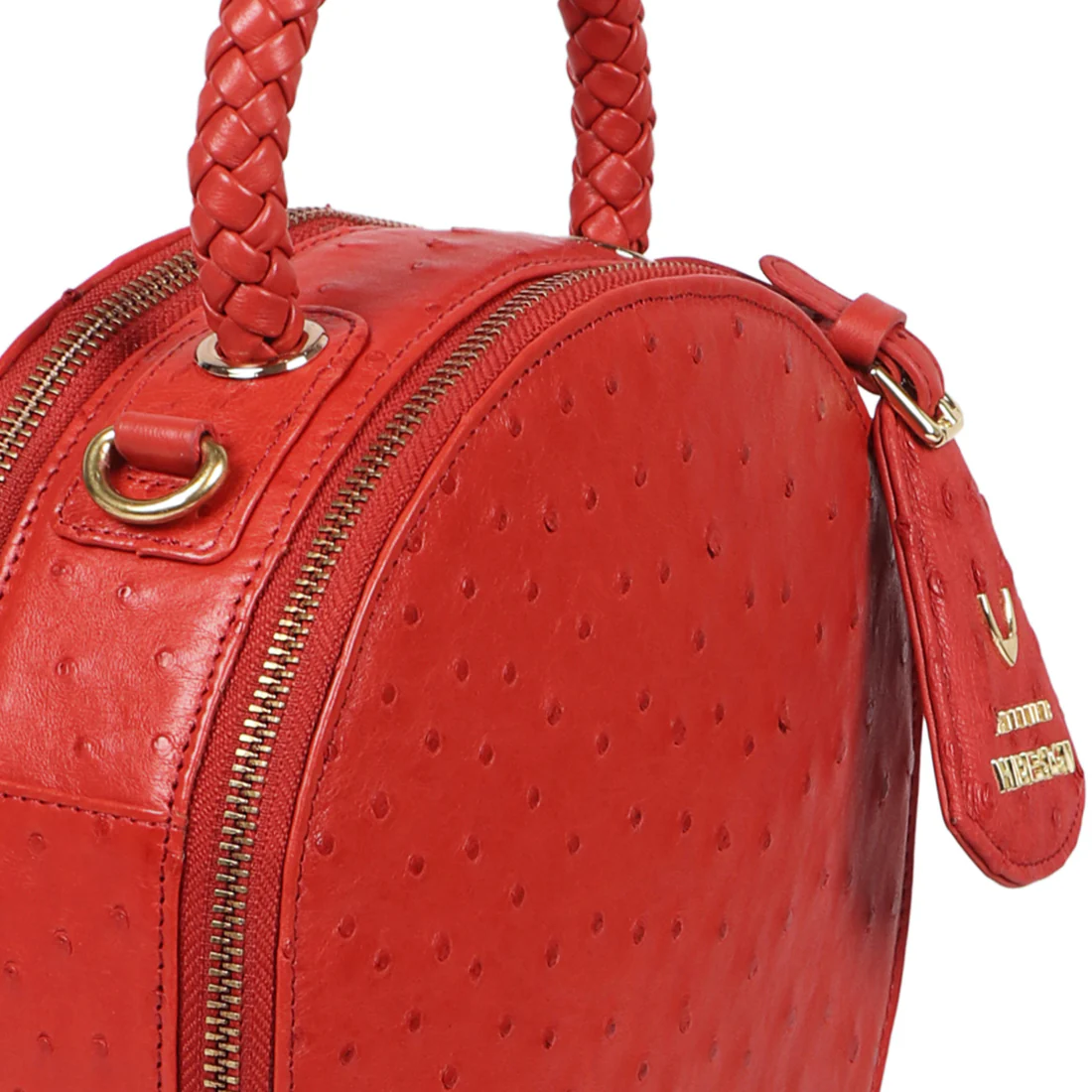 Eda 05 Red Leather Shoulder Bag - Image 5
