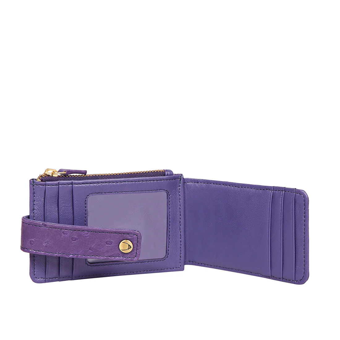 Eda W1 Indigo Leather Card Holder - Image 3