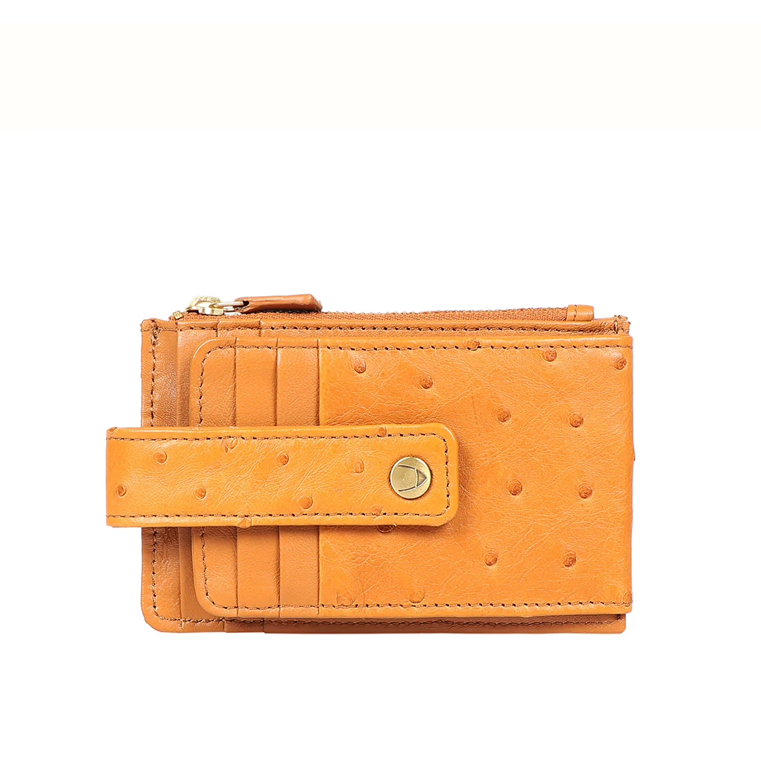 Eda W1 Tan Leather Card Holder - Image 3