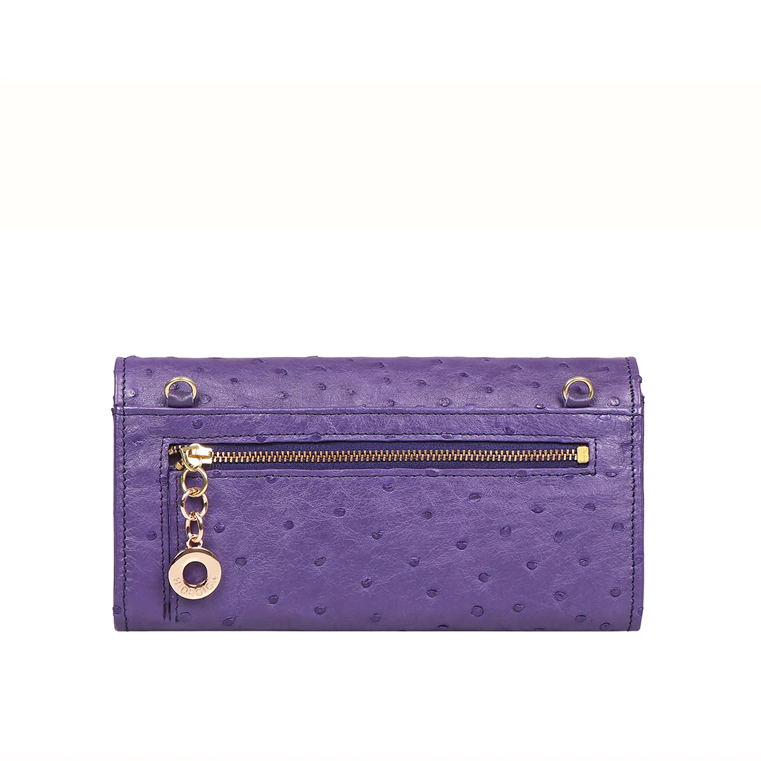 Eda W3 Blue Leather Sling Wallet - Image 3