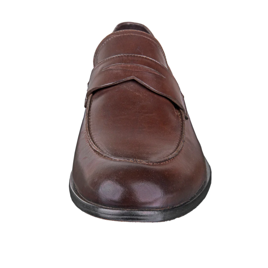 Edward Men's Brown Leather Slip On - Image 5