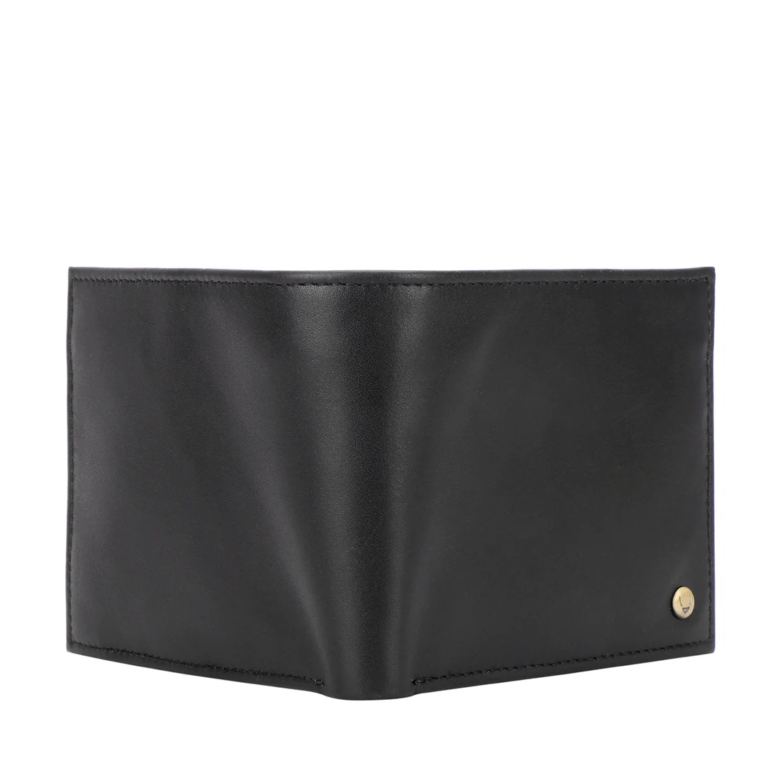 Ee 017Sc  Black Leather Bi-Fold Wallet - Image 6