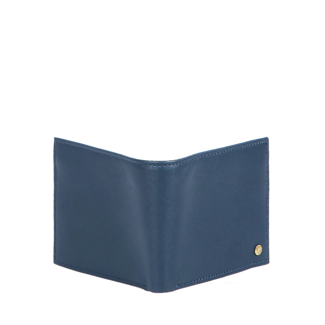 Ee 017Sc  Blue Leather Bi-Fold Wallet - Image 3