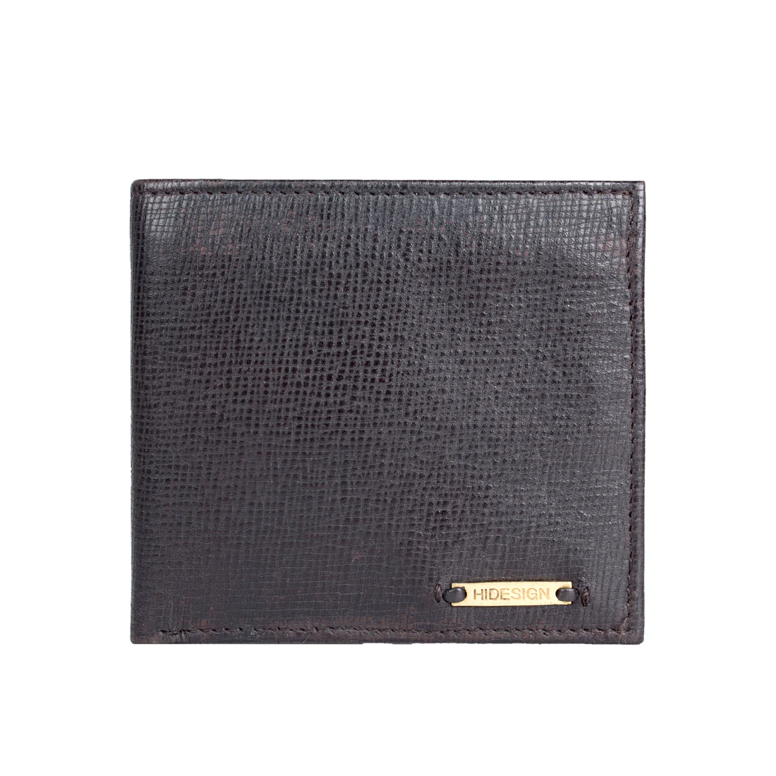 Ee 017Sc Brown Leather Bi-Fold Wallet