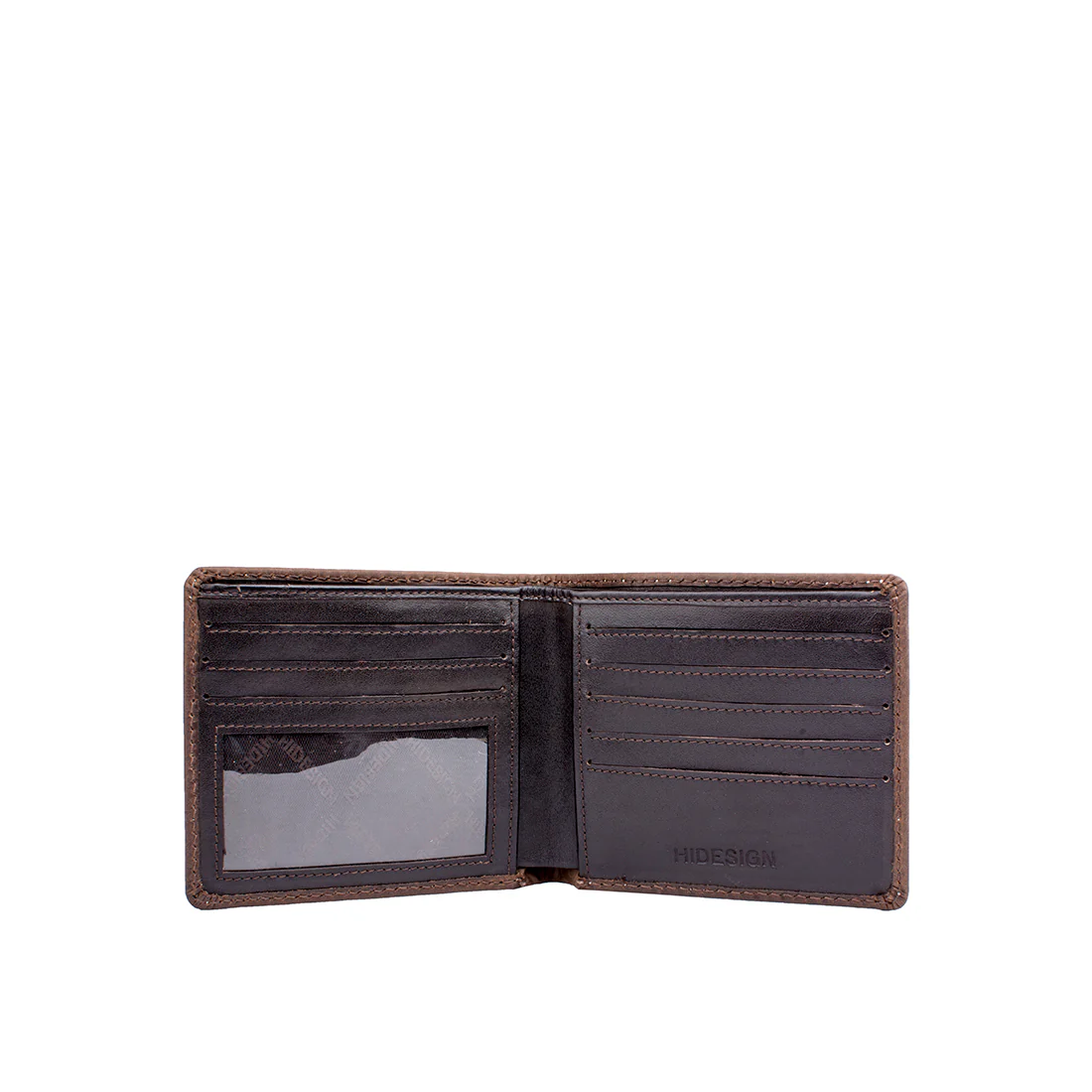 Ee 036-01  Brown Leather Bi-Fold Wallet - Image 2