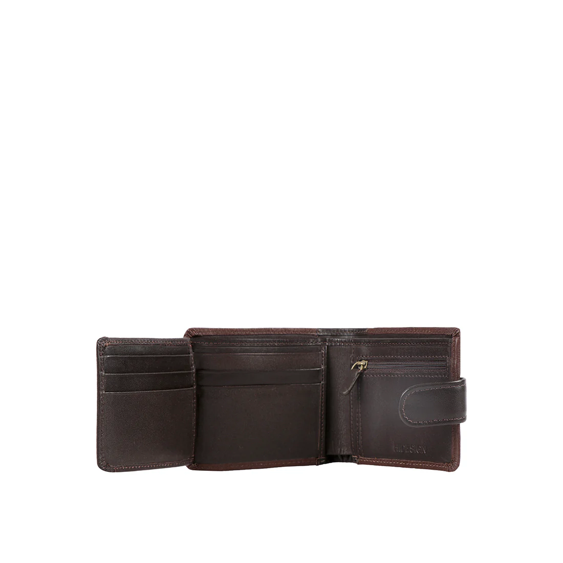 Ee 276-038 Brown Leather Bi-Fold Wallet - Image 6