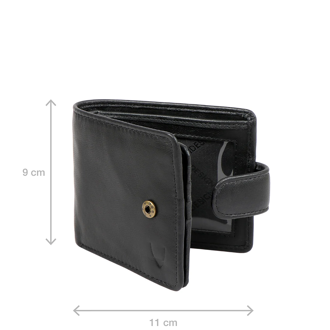 Ee 277-2020  Black Leather Bi-Fold Wallet - Image 2