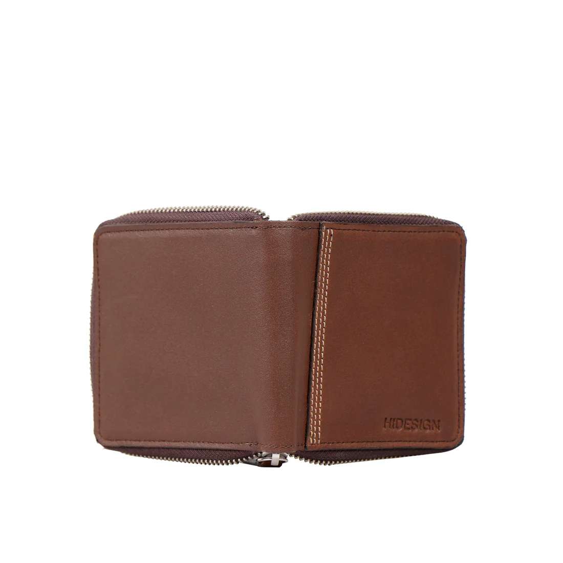 Ee 311-3030  Tan Leather Zip Around Wallet - Image 5