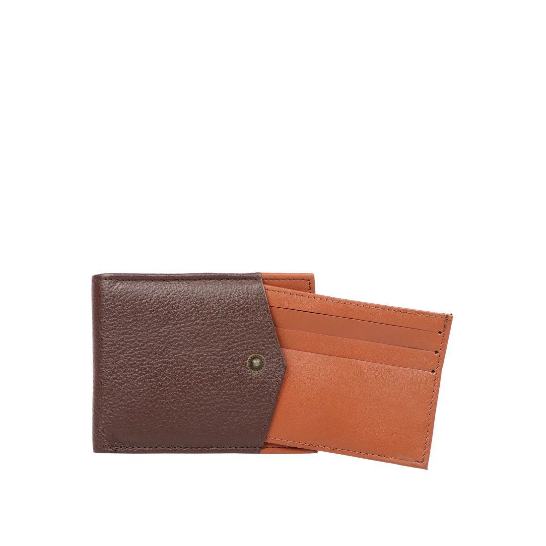 Ee 331-017 Tan Leather Bi-Fold Wallet - Image 6