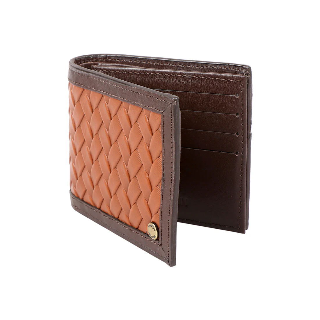 Ee 332-2020 Tan Leather Bi-Fold Wallet - Image 2