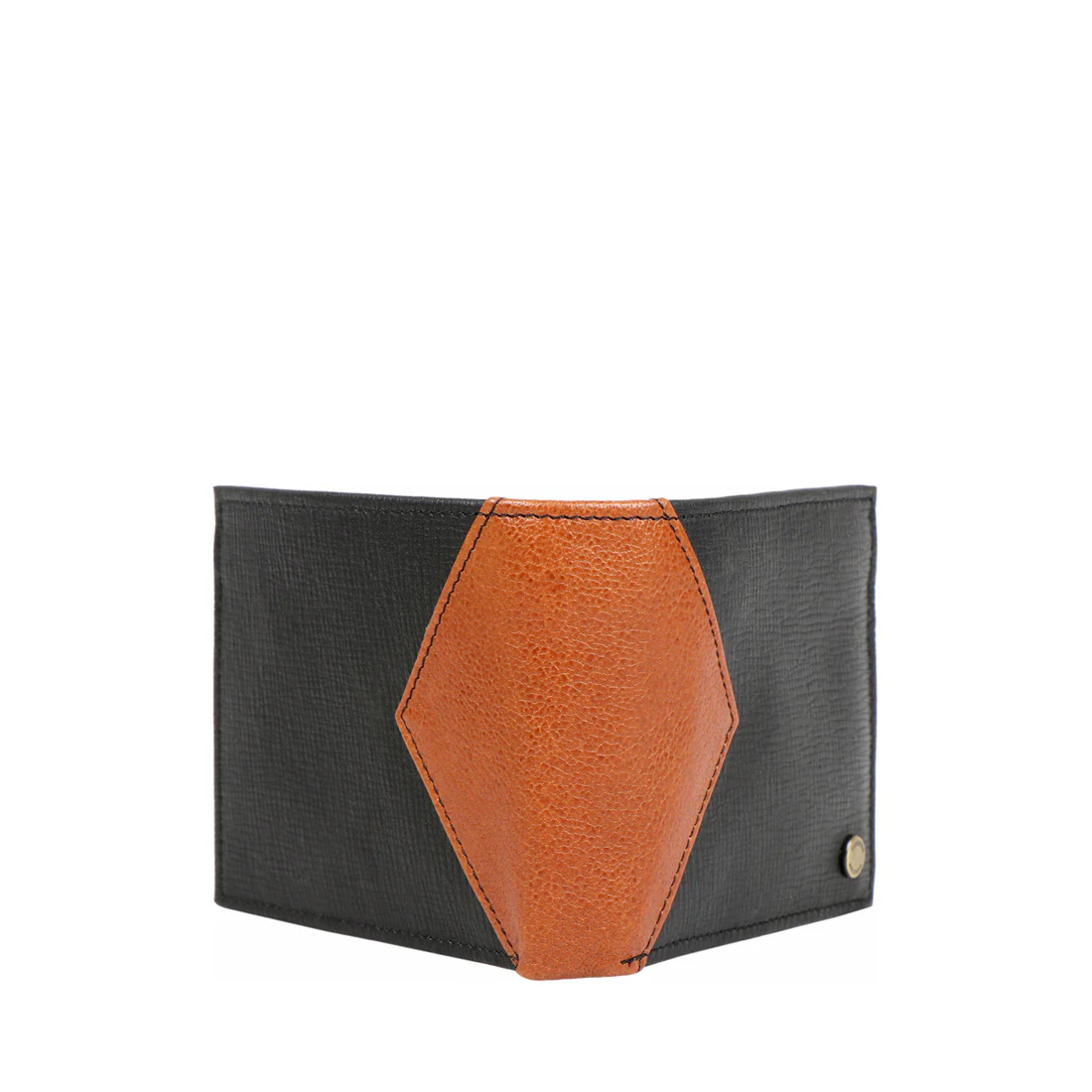 Ee 334-036 Black Leather Bi-Fold Wallet - Image 4