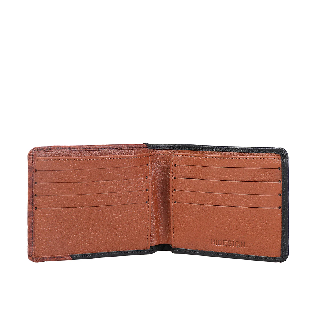 Ee 352-017 Black Leather Bi-Fold Wallet - Image 2