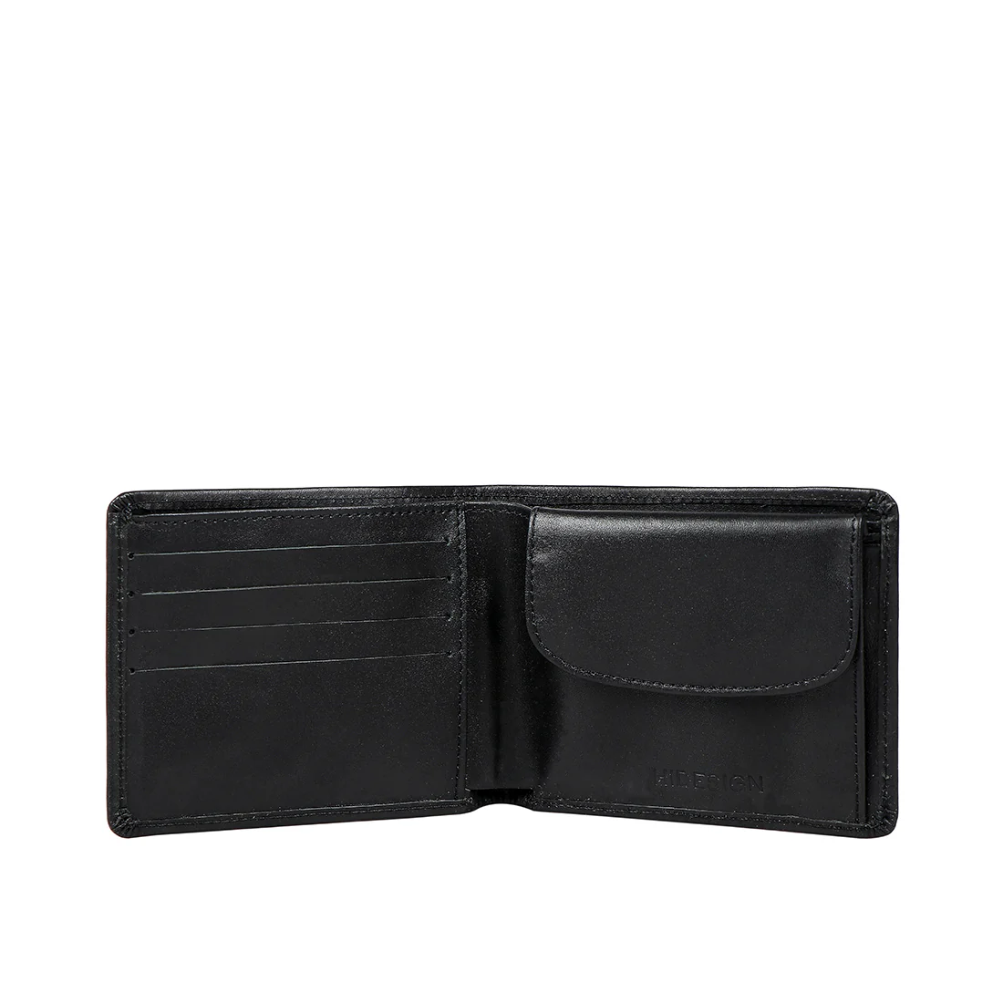 Ee 386-010 Black Leather Bi-Fold Wallet - Image 3