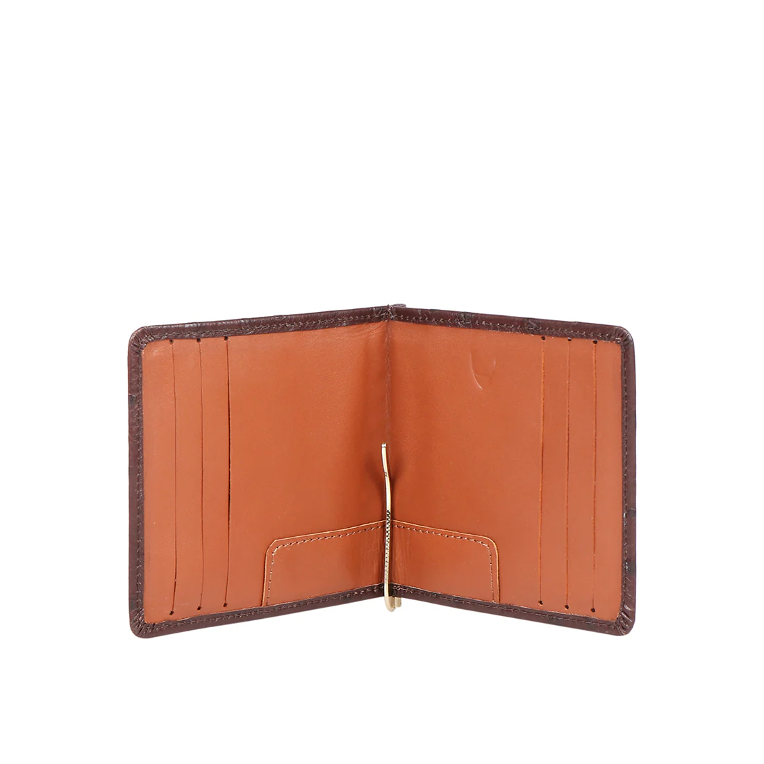 Ee 386-Mc  Brown Leather Money Clip - Image 2