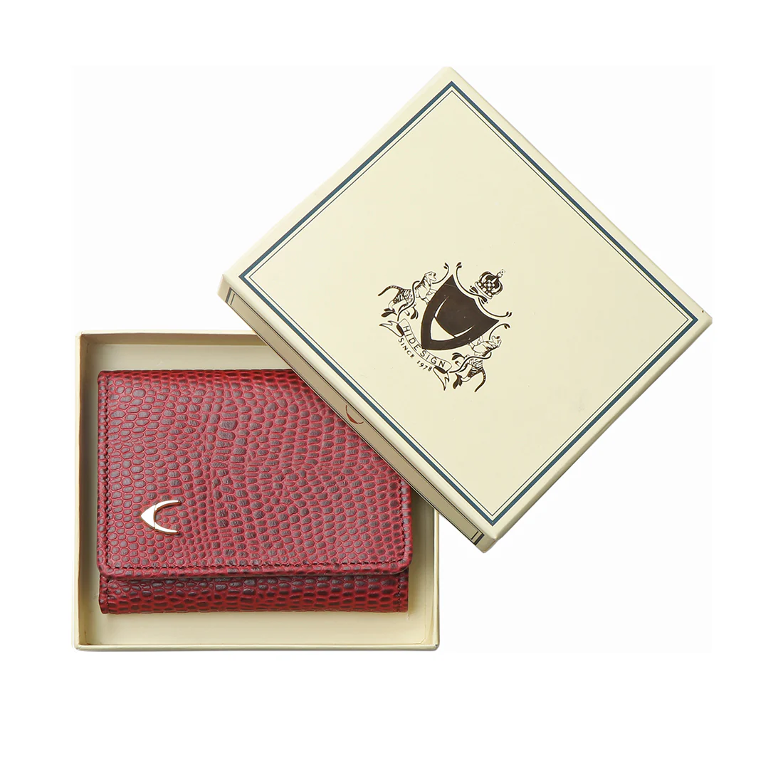 Ee 386-Tf  Marsala Leather Trifold Wallet - Image 8