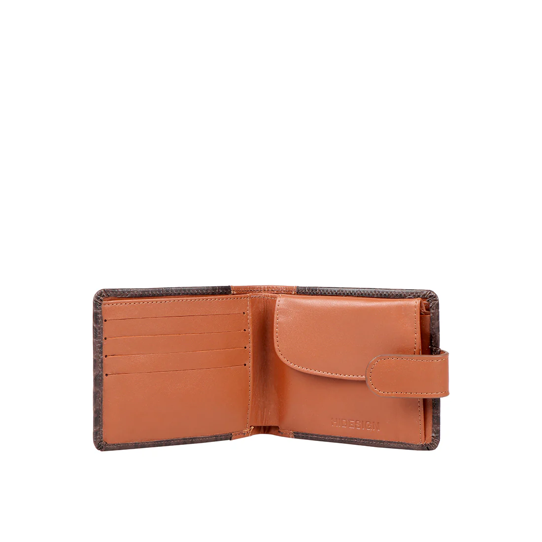 Ee 389-010 Brown Leather Bi-Fold Wallet - Image 2