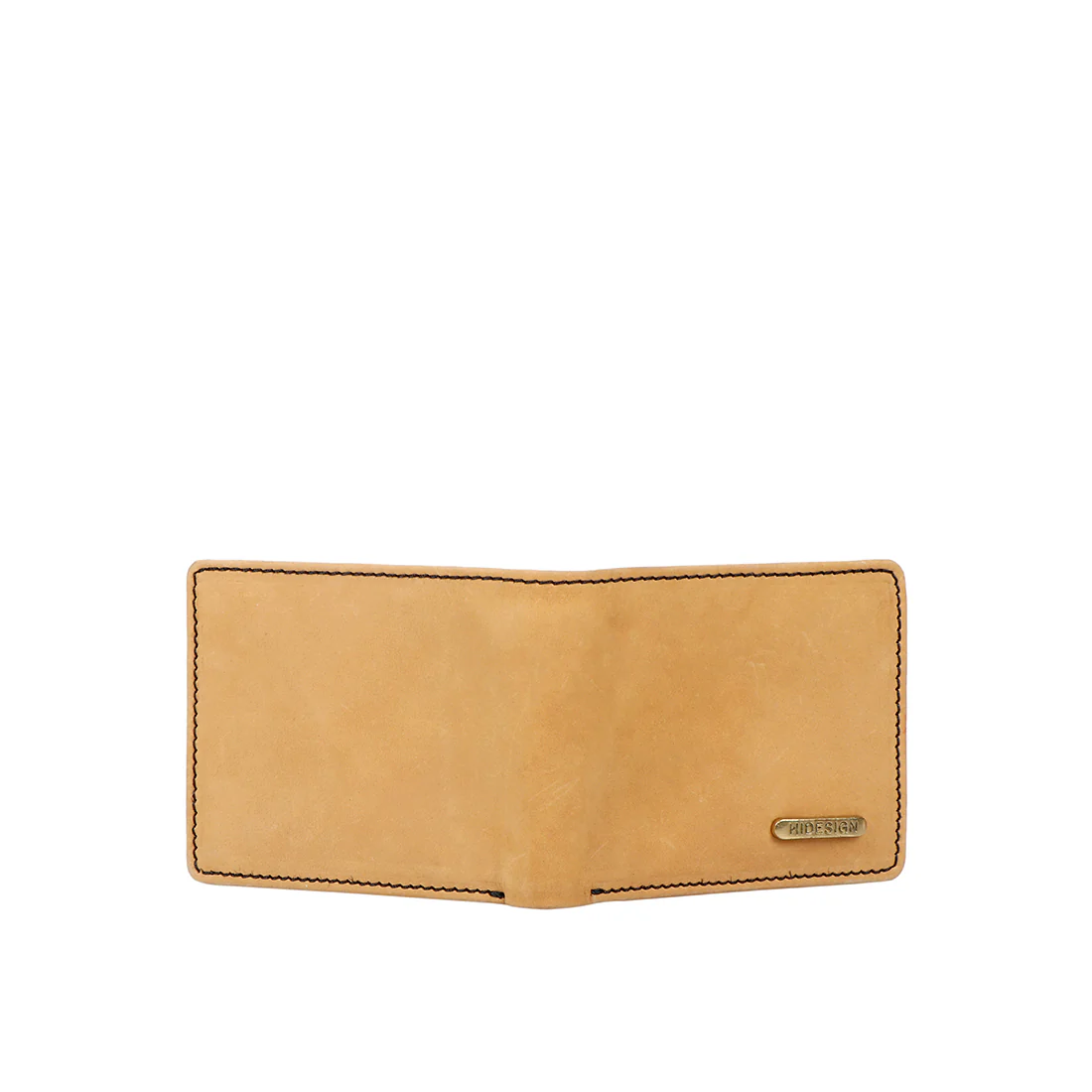 Ee 391-2021S  Tan Leather Bi-Fold Wallet - Image 5