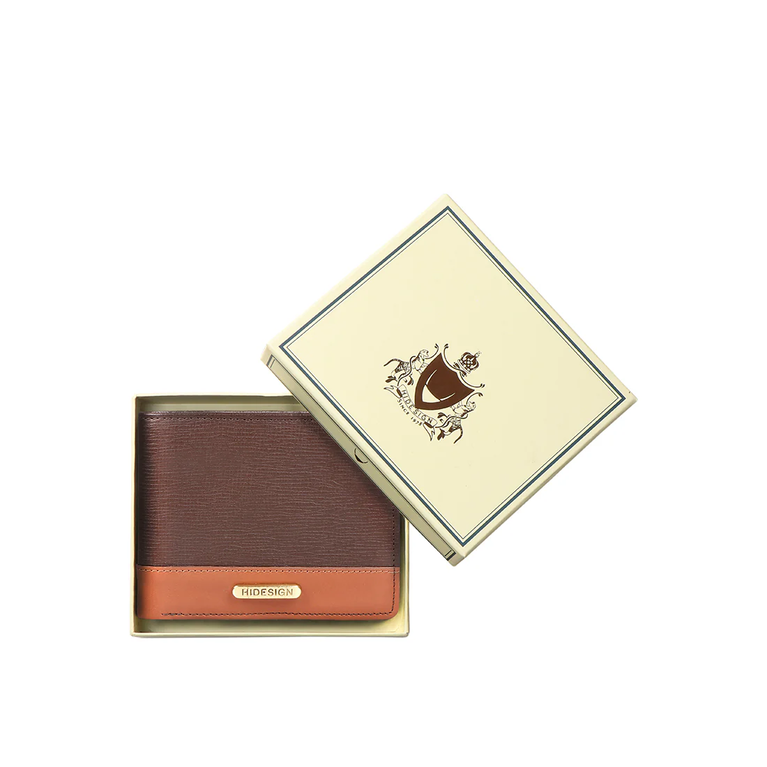 Ee 393-017  Brown Leather Bi-Fold Wallet - Image 6
