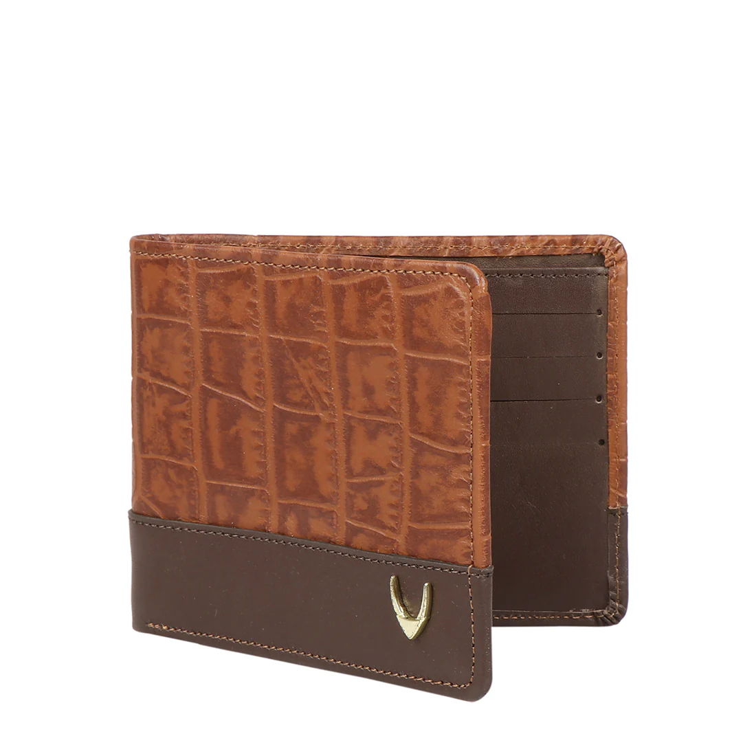 Ee 394-017  Tan Leather Bi-Fold Wallet - Image 3