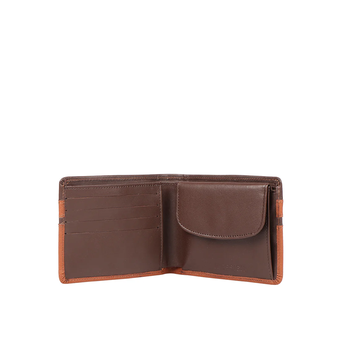 Ee 395-010  Tan Leather Bi-Fold Wallet - Image 4