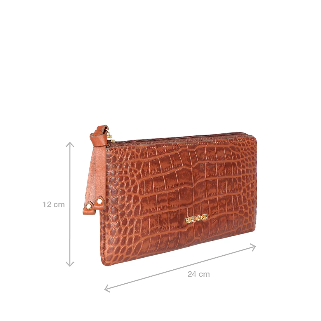 Ee Angara W1-M Tan Leather Zip Around Wallet - Image 2