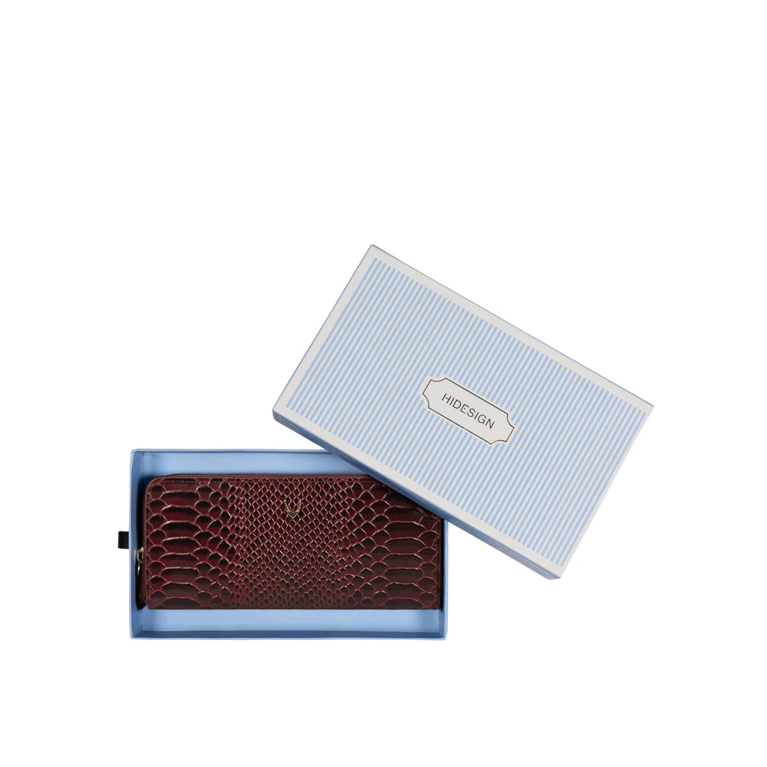 Ee Angara W2  Marsala Leather Zip Around Wallet - Image 8