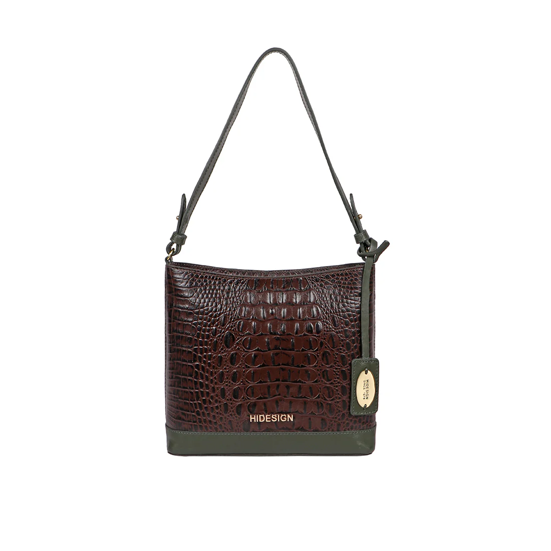 Ee Aries 01 Brown Leather Shoulder Bag - Image 2