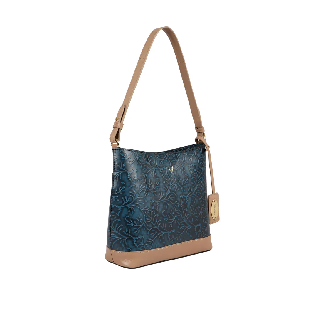 Ee Aries 01 Blue Leather Shoulder Bag - Image 3
