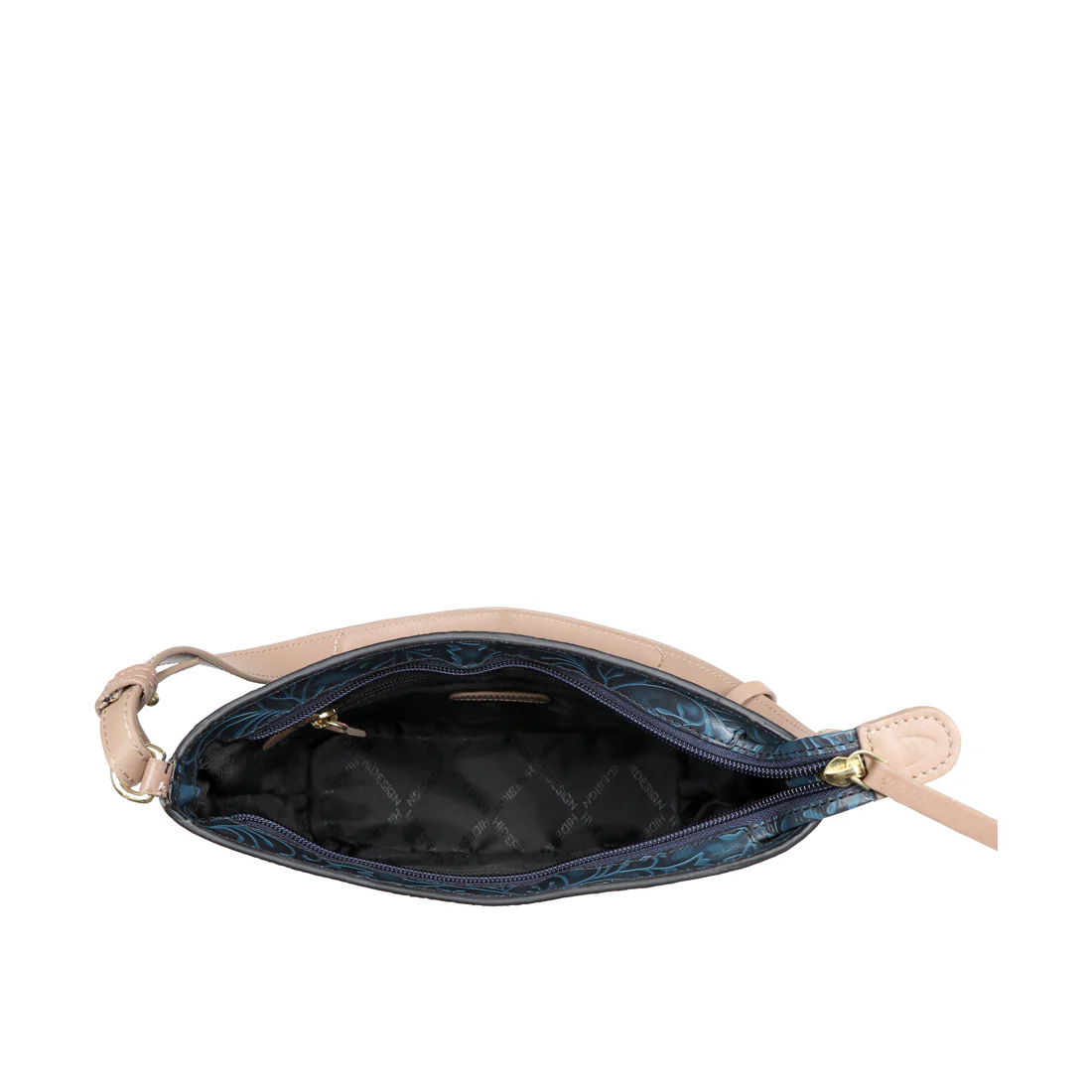 Ee Aries 01 Blue Leather Shoulder Bag - Image 5