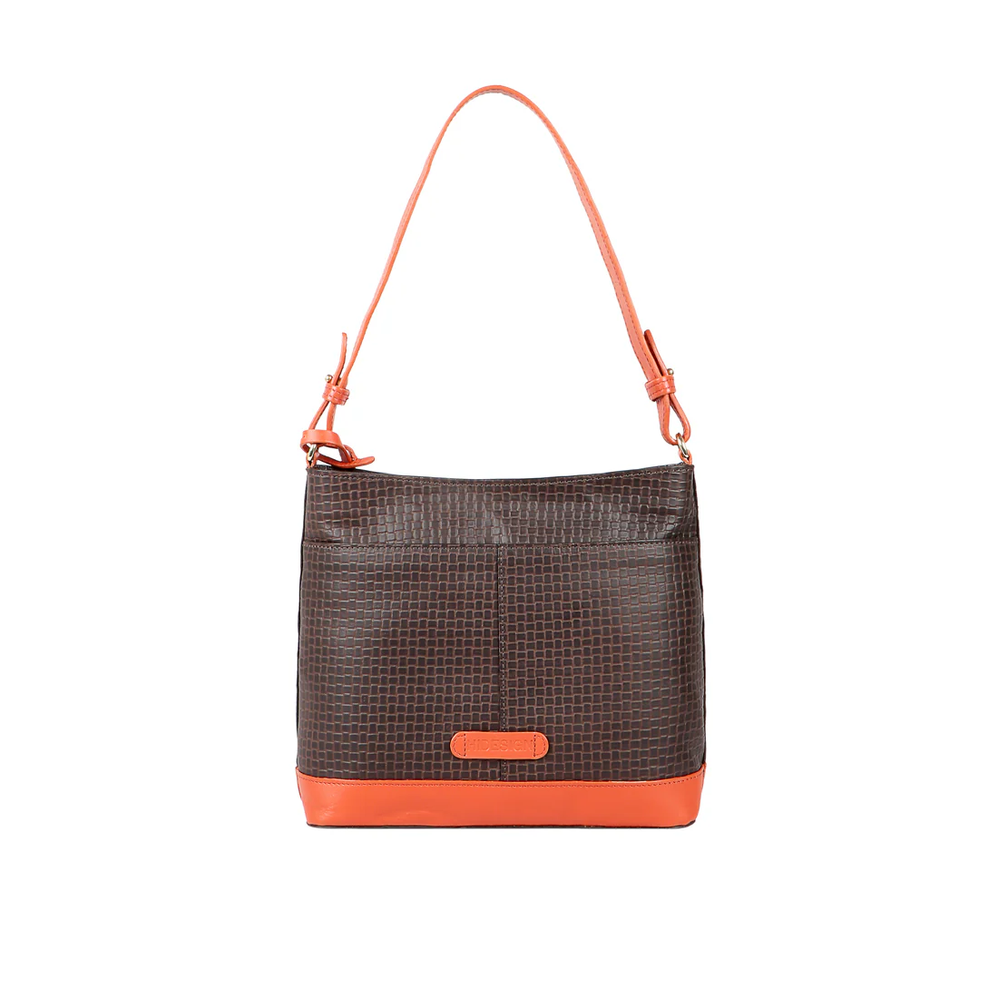 Ee Aries 01 Brown Leather Shoulder Bag - Image 4