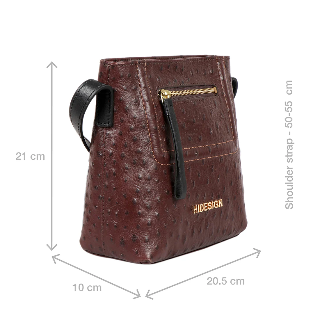 Ee Aspen 02 Brown Leather Sling Bag - Image 2