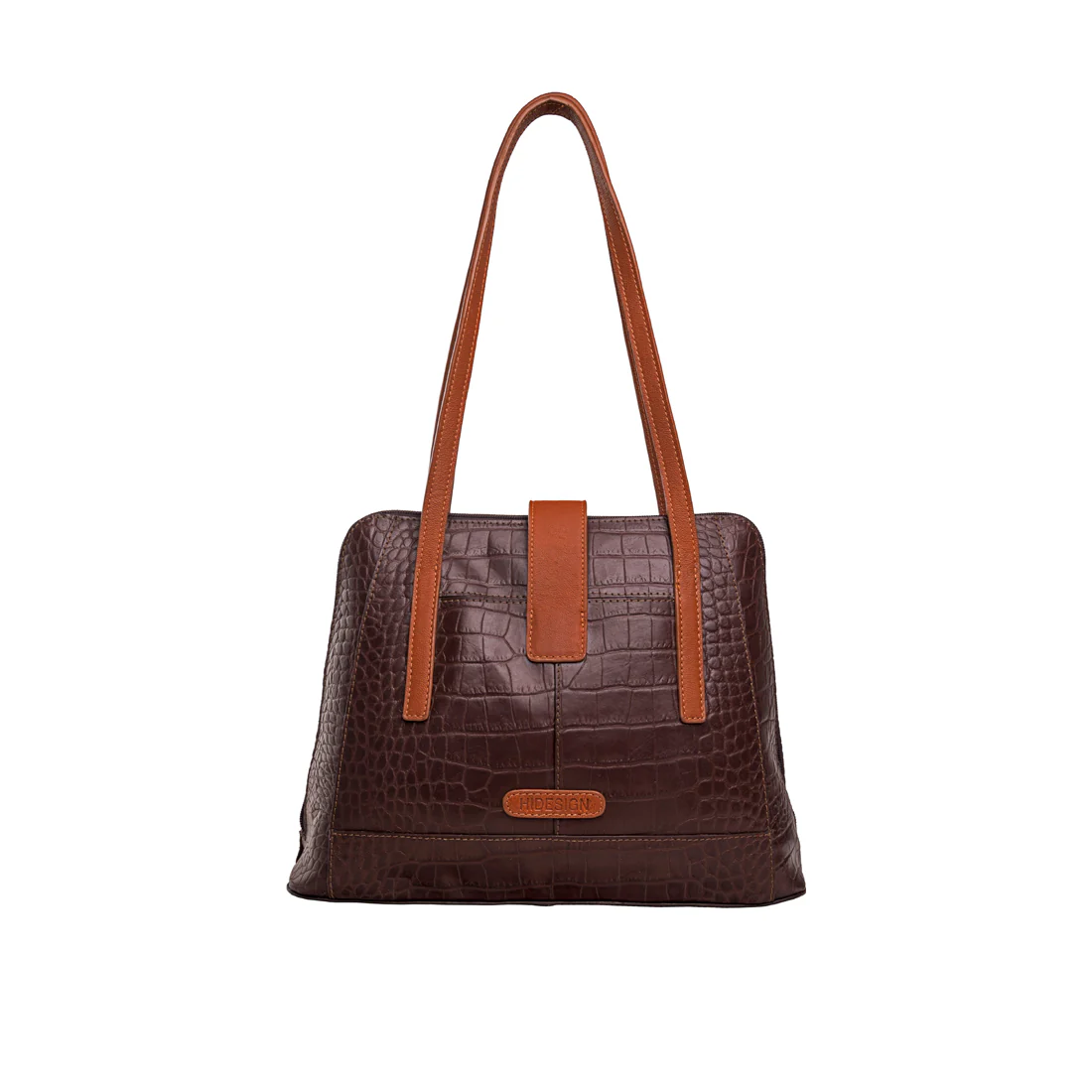 Ee Atria 03 Brown Leather Tote Bag - Image 3