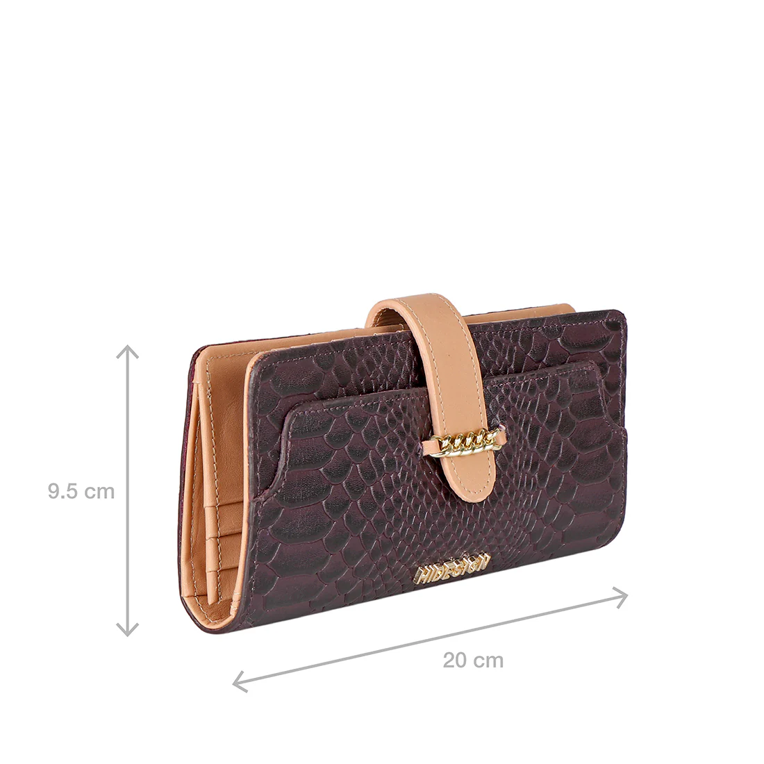 Ee Atria W1-M Violet Leather Bi-Fold Wallet - Image 2