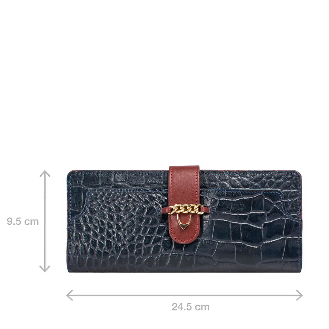Ee Atria W1 Blue Leather Bi-Fold Wallet - Image 2