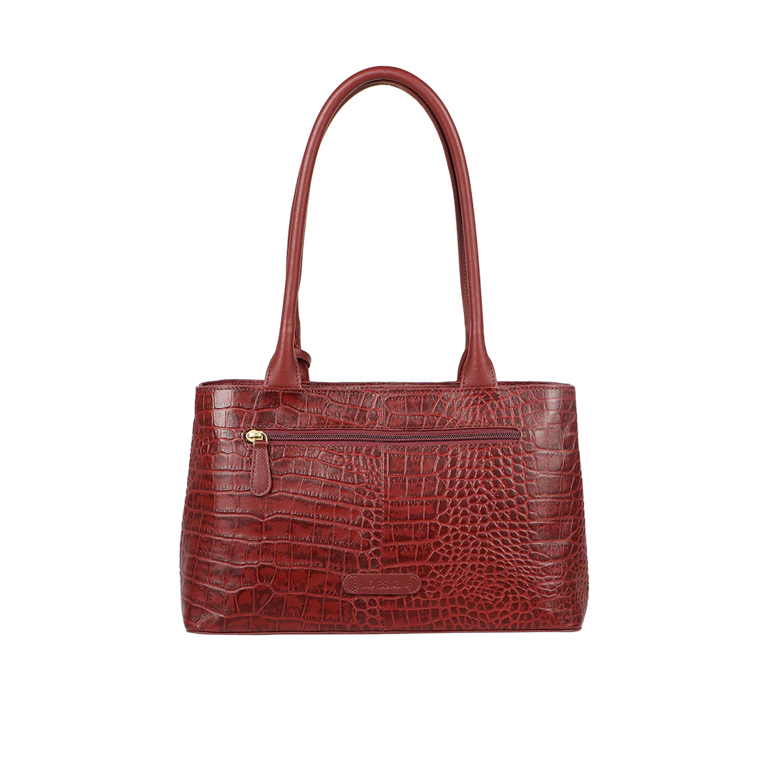 Ee Berlin 02 Red Leather Tote Bag - Image 4