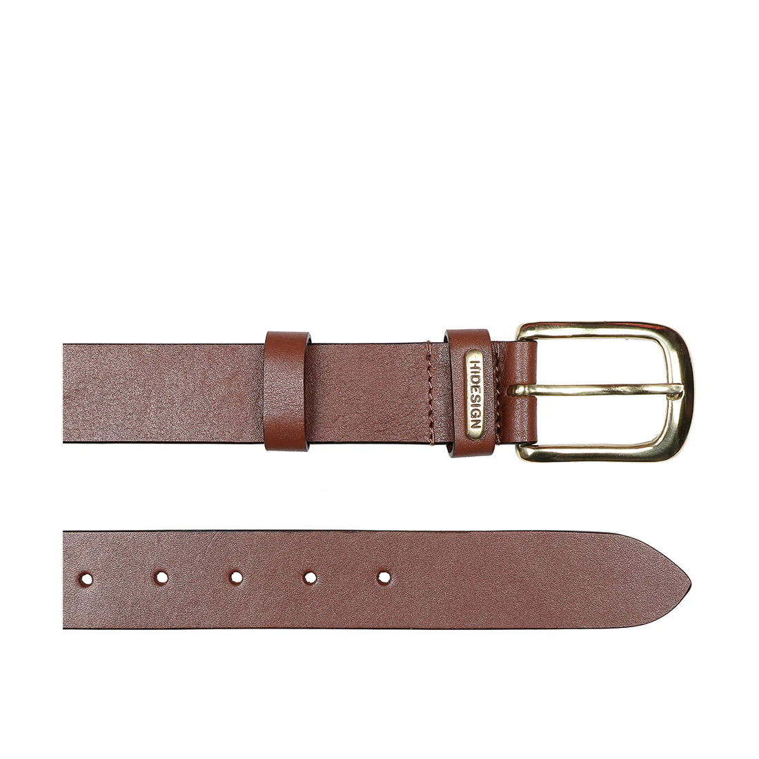 Ee Callisto Men's Tan Non Reversible Leather Belt - Image 3
