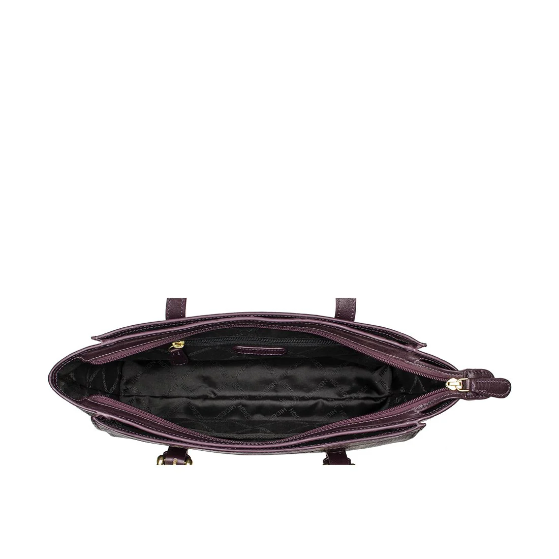 Ee Dubai 01 Violet Leather Tote Bag - Image 4