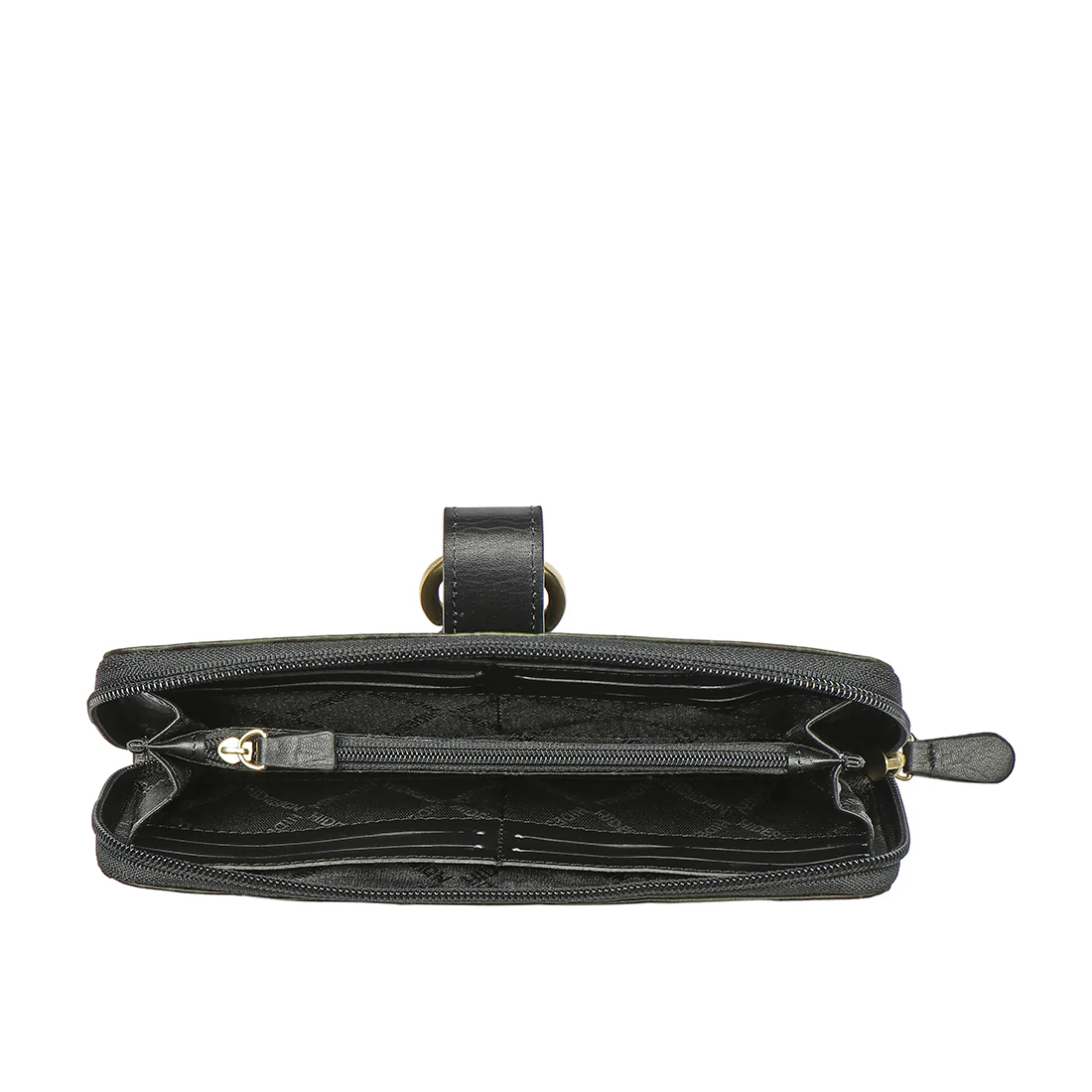 Ee Eliza W1-M Green Leather Zip Around Wallet - Image 5