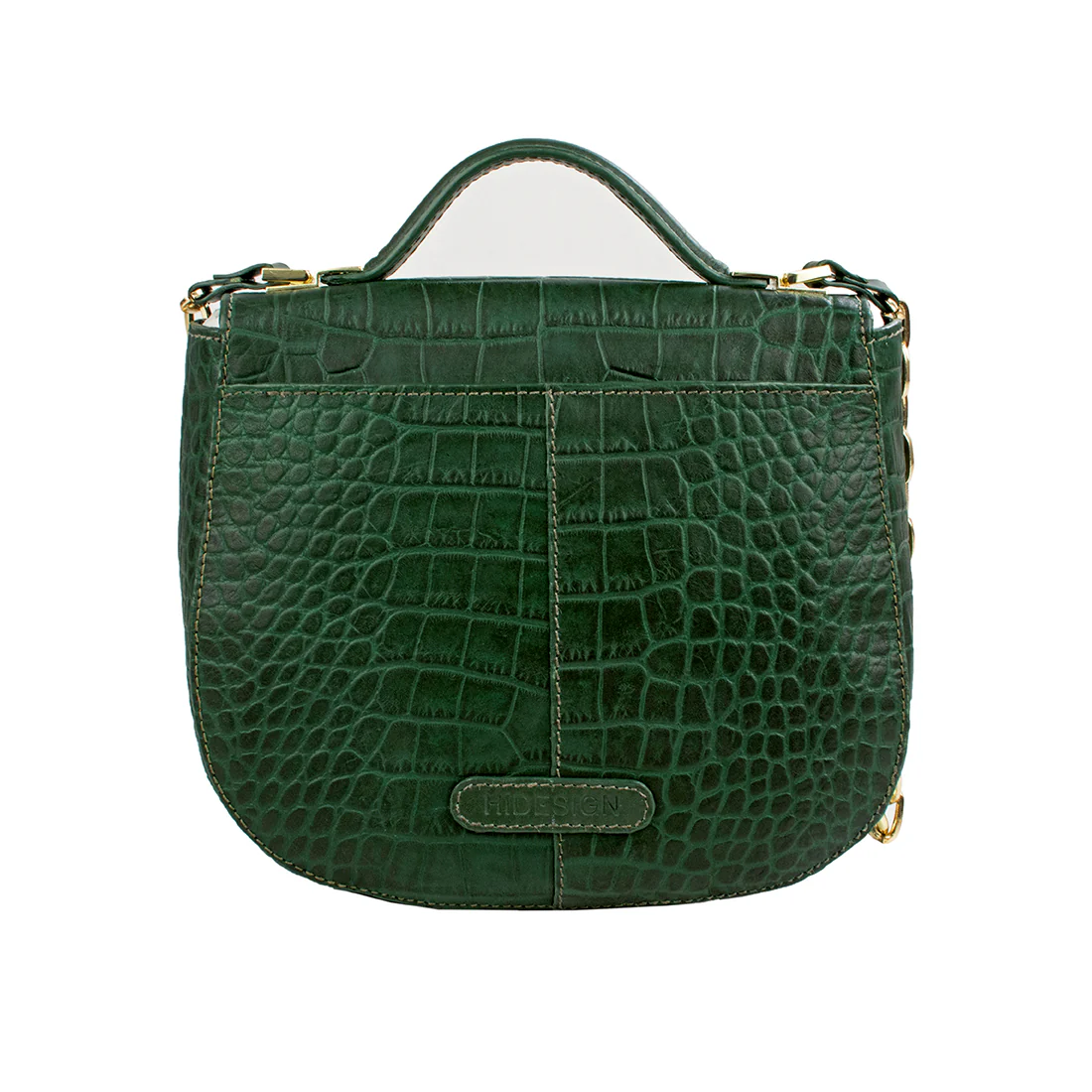 Ee Elsa Green Leather Satchel - Image 3