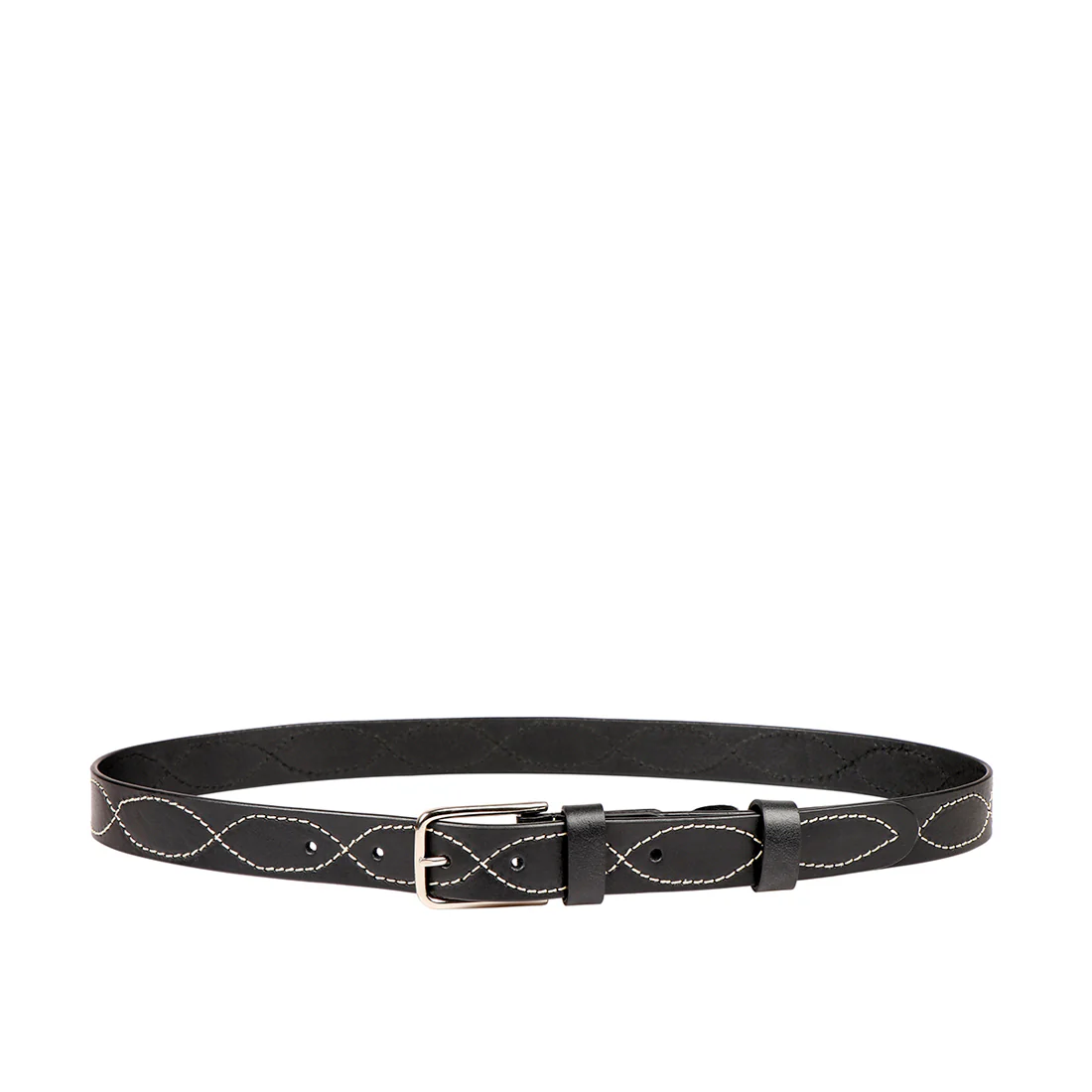 Ee Enceladus Men's Black Non Reversible Leather Belt - Image 2