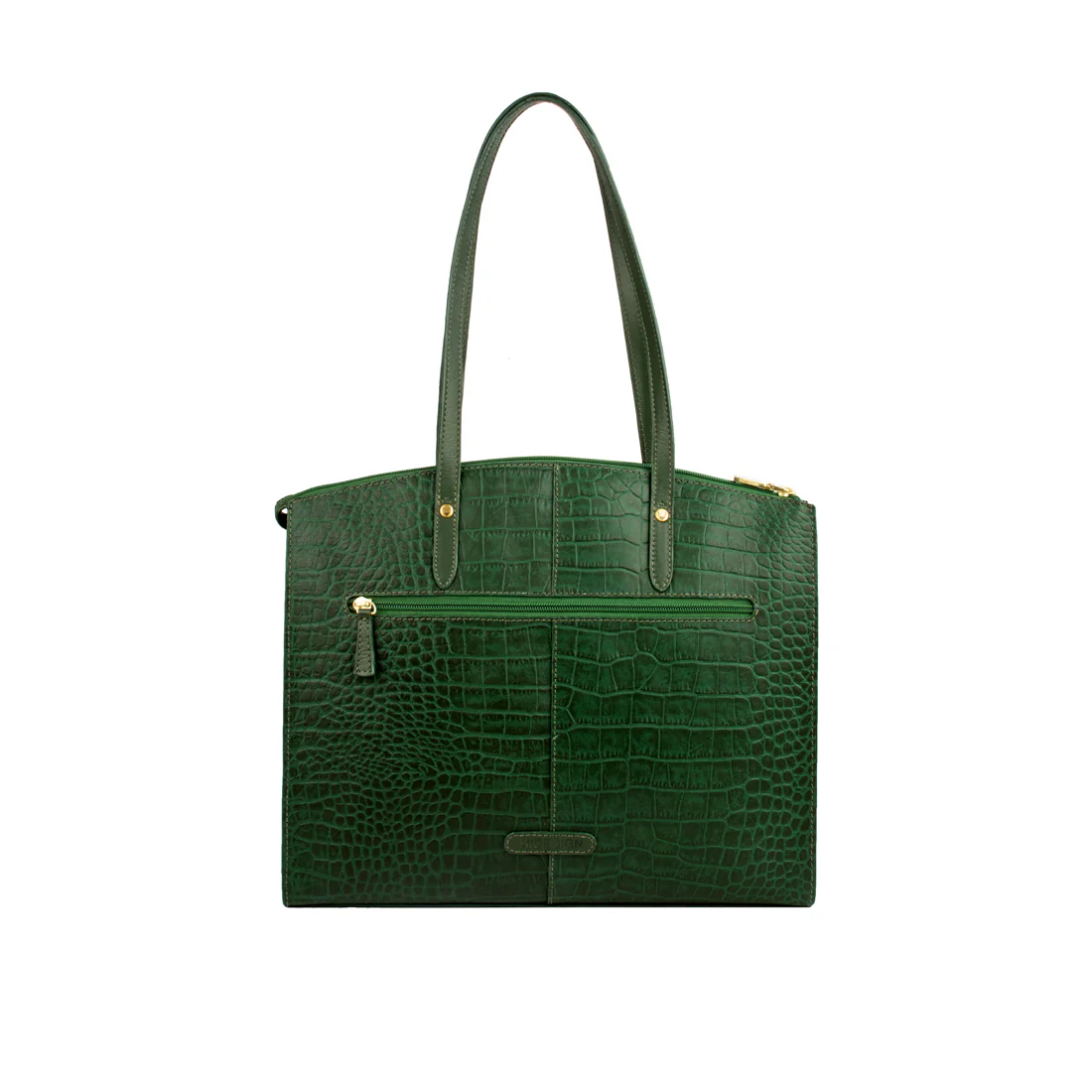 Ee Fabiola 01 Green Leather Tote Bag - Image 3